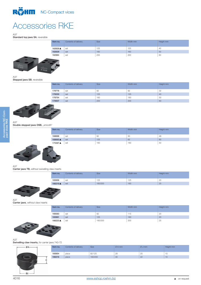 Röhm Main Catalogue Clamping Technology Nb. : 2043 - Page 246