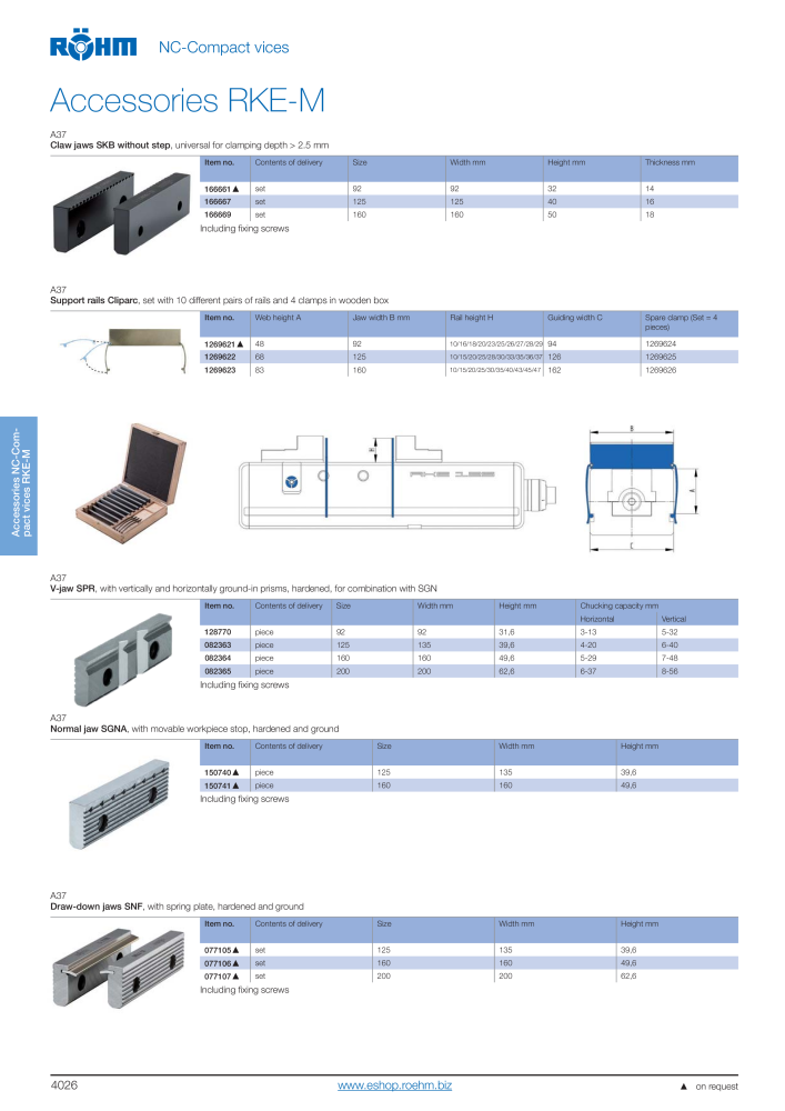 Röhm Main Catalogue Clamping Technology NO.: 2043 - Page 256