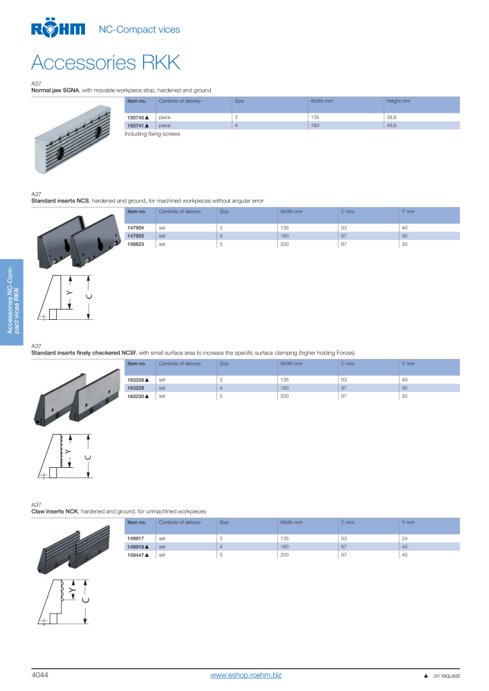 Röhm Main Catalogue Clamping Technology Nb. : 2043 - Page 274