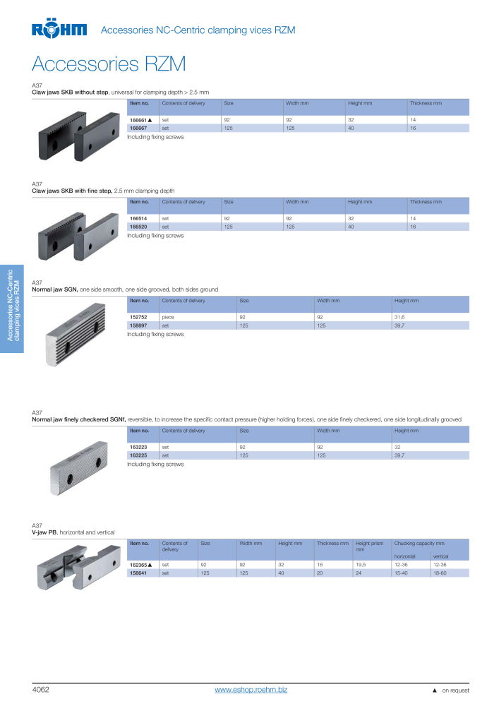 Röhm Main Catalogue Clamping Technology Nb. : 2043 - Page 292