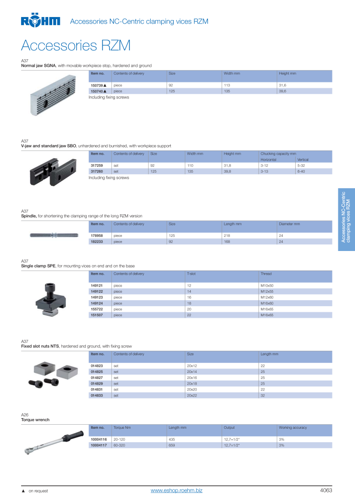 Röhm Main Catalogue Clamping Technology NO.: 2043 - Page 293