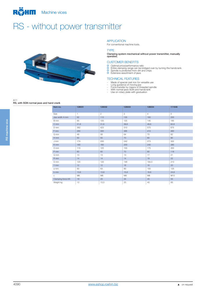 Röhm Main Catalogue Clamping Technology NO.: 2043 - Page 320