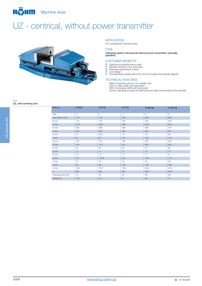 Röhm Main Catalogue Clamping Technology NO.: 2043 - Page 324