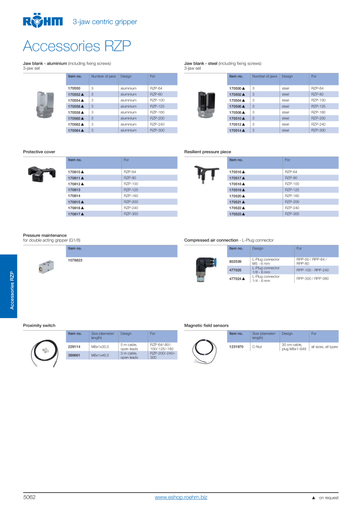 Röhm Main Catalogue Clamping Technology NEJ.: 2043 - Sida 444