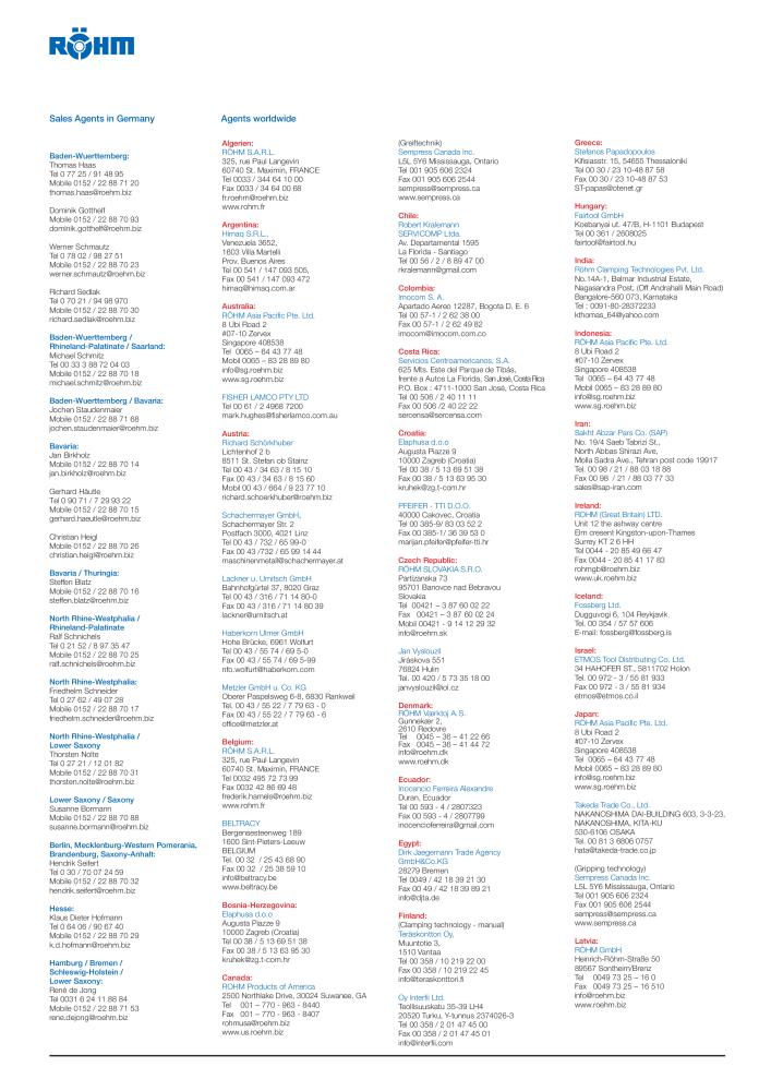 Röhm Main Catalogue Clamping Technology NO.: 2043 - Page 504