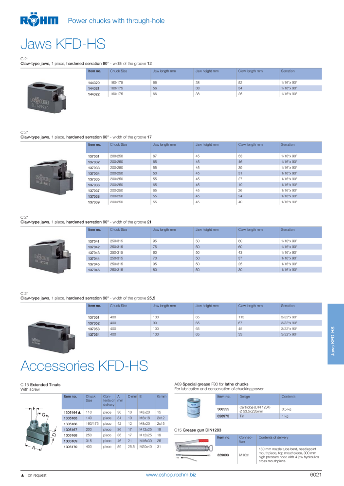 Röhm Main Catalogue Clamping Technology Nb. : 2043 - Page 535