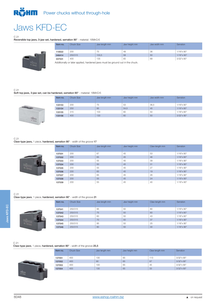 Röhm Main Catalogue Clamping Technology NO.: 2043 - Page 562