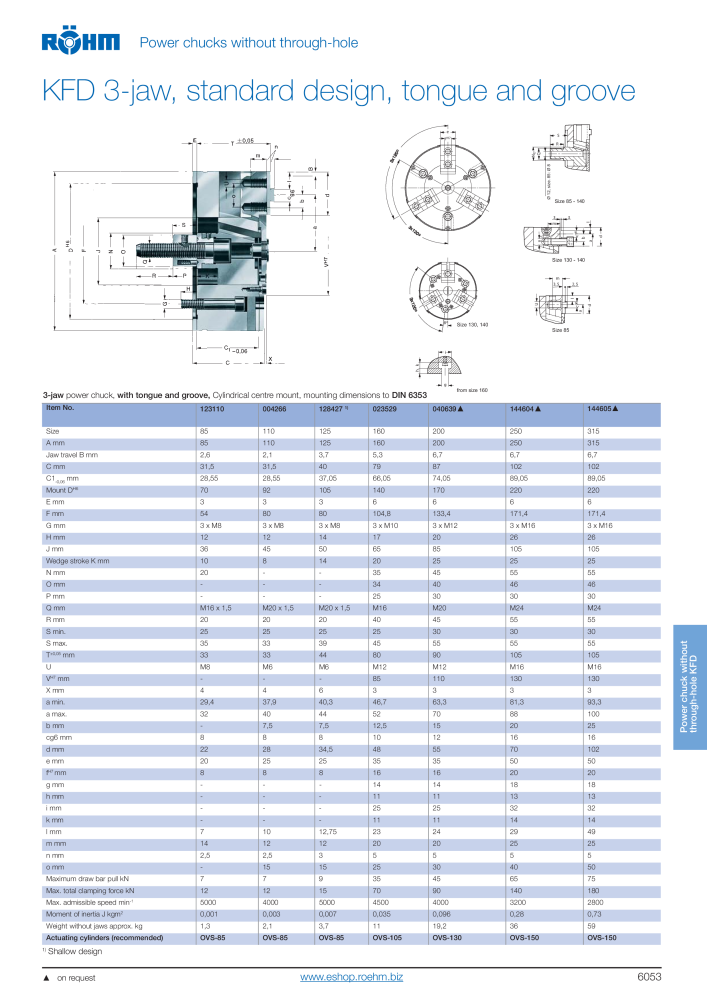 Röhm Main Catalogue Clamping Technology NO.: 2043 - Page 567