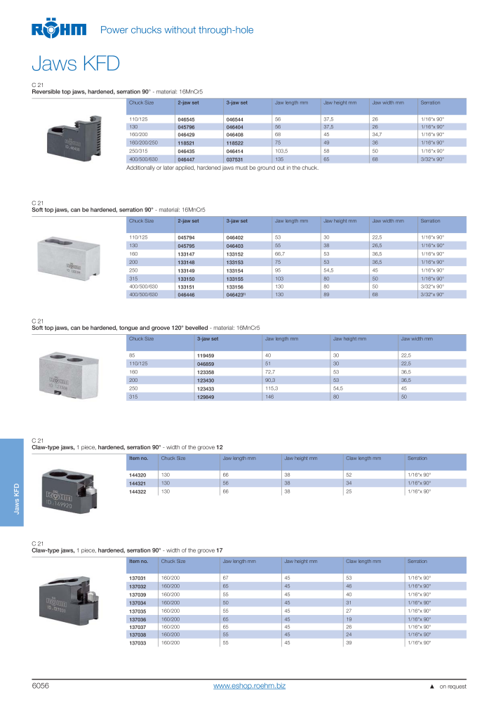 Röhm Main Catalogue Clamping Technology Nb. : 2043 - Page 570