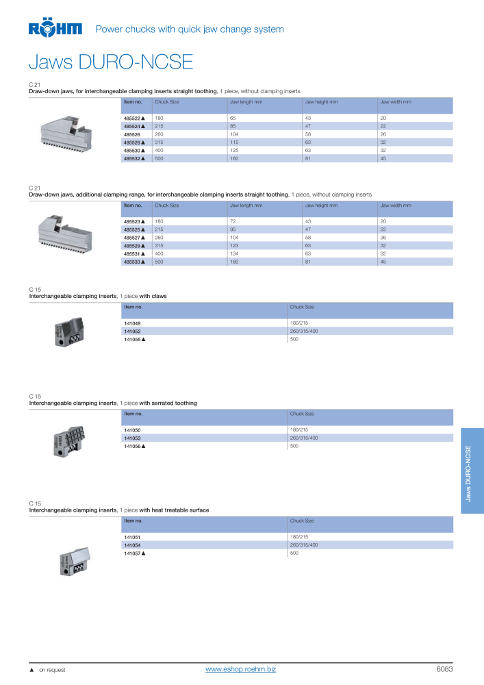 Röhm Main Catalogue Clamping Technology NO.: 2043 - Page 597