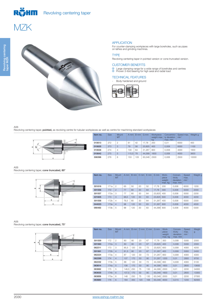 Röhm Main Catalogue Clamping Technology NO.: 2043 - Page 76