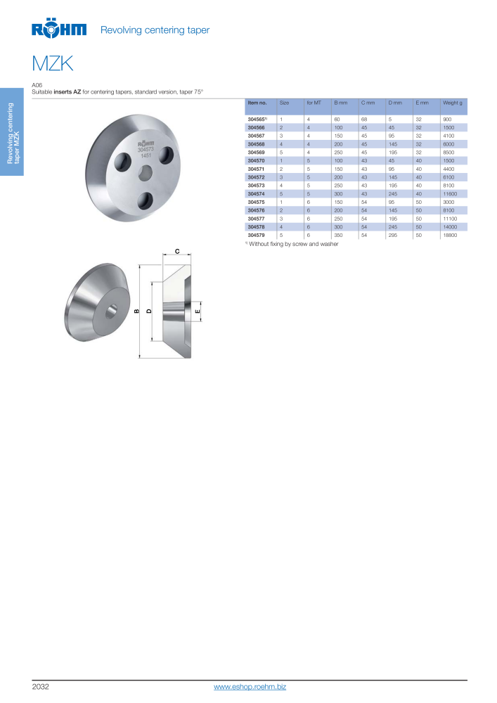 Röhm Main Catalogue Clamping Technology NO.: 2043 - Page 78