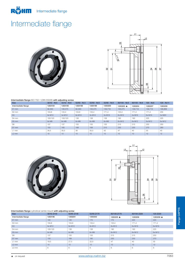 Röhm Main Catalogue Clamping Technology NO.: 2043 - Page 805