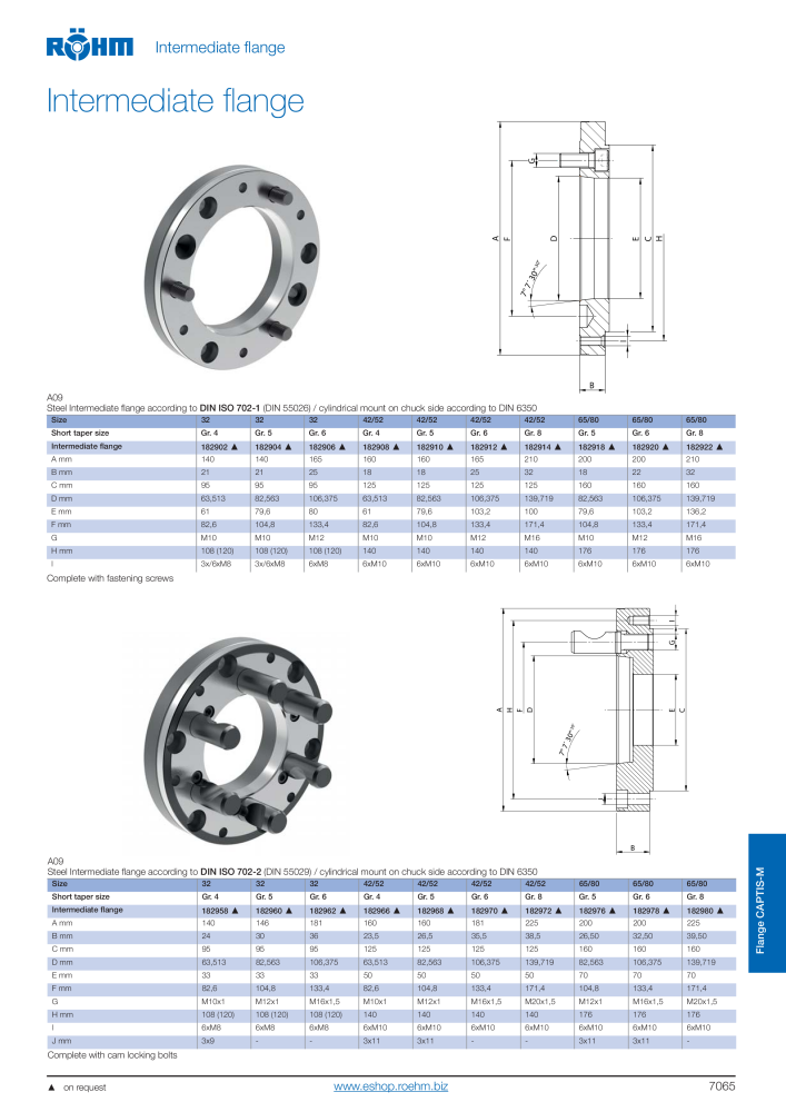 Röhm Main Catalogue Clamping Technology NO.: 2043 - Page 807