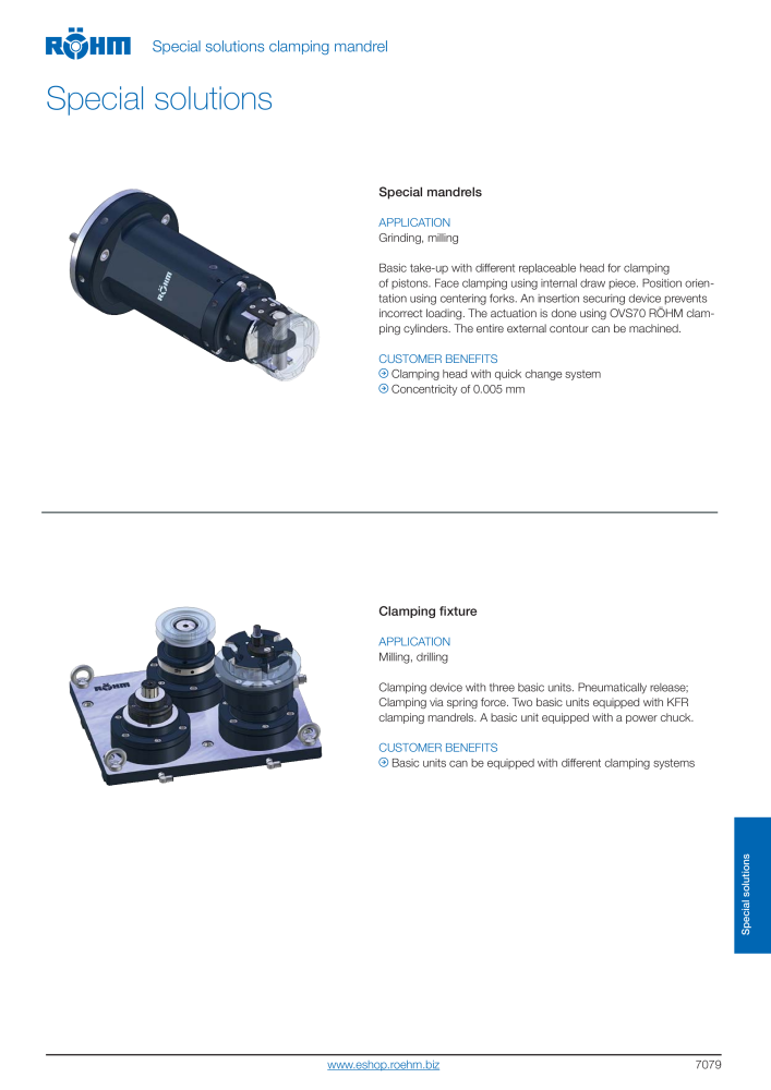 Röhm Main Catalogue Clamping Technology NO.: 2043 - Page 821