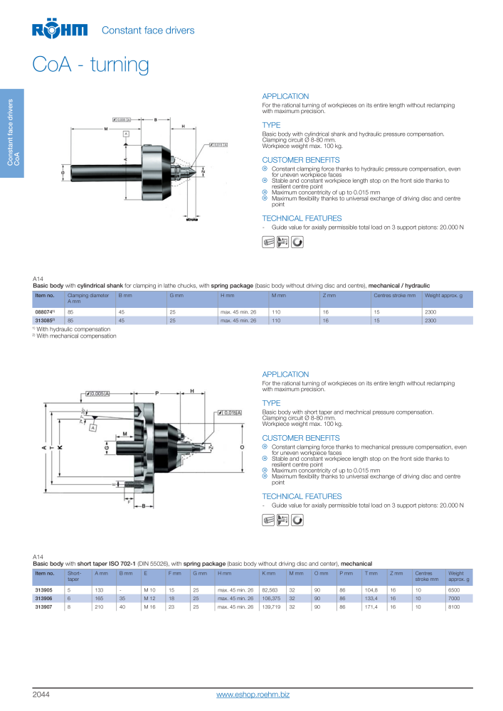 Röhm Main Catalogue Clamping Technology NO.: 2043 - Page 90