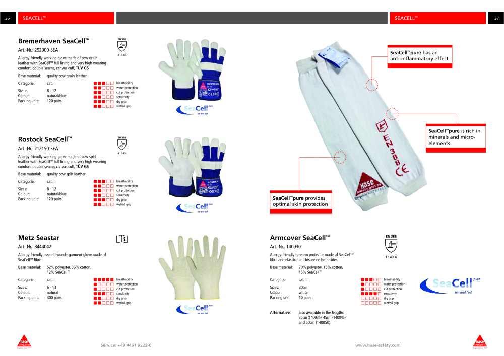 Hase Safety Gloves Collection - English NR.: 20443 - Side 19