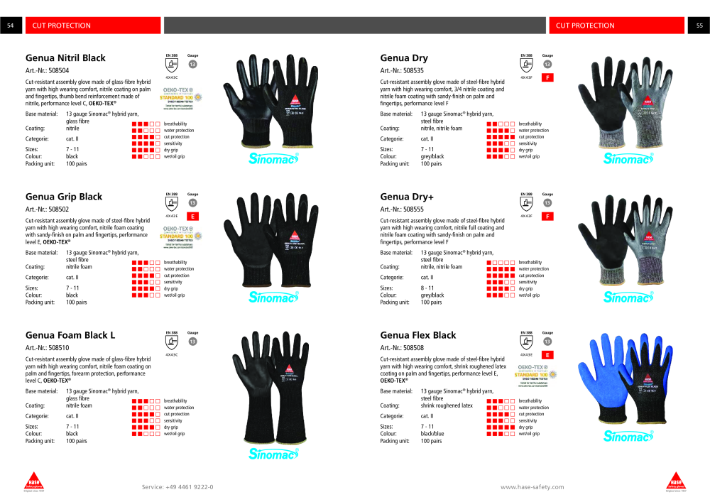 Hase Safety Gloves Collection - English NR.: 20443 - Side 28