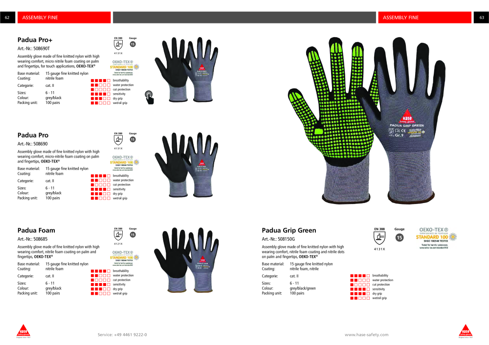 Hase Safety Gloves Collection - English NR.: 20443 - Seite 32