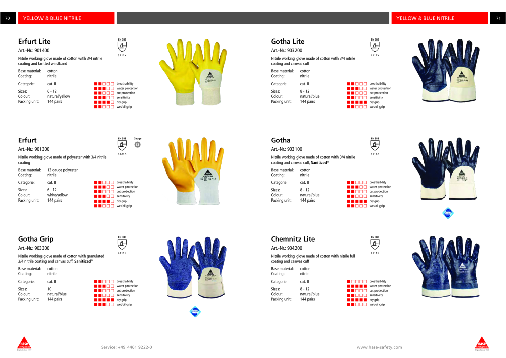 Hase Safety Gloves Collection - English NR.: 20443 - Seite 36