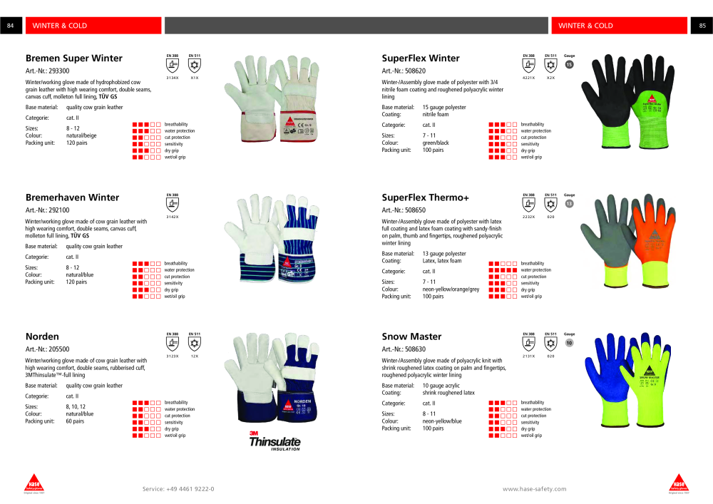 Hase Safety Gloves Collection - English NR.: 20443 - Seite 43