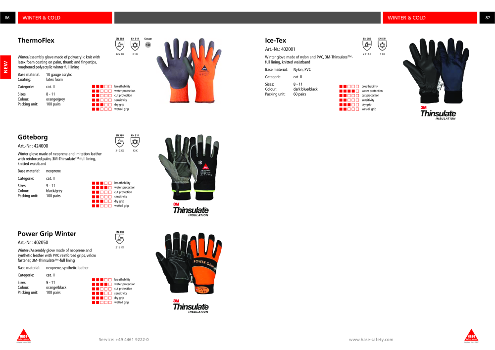 Hase Safety Gloves Collection - English NR.: 20443 - Strona 44