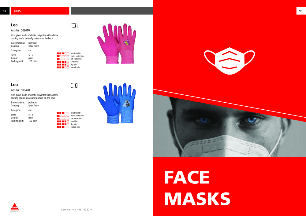 Hase Safety Gloves Collection - English NR.: 20443 - Side 48