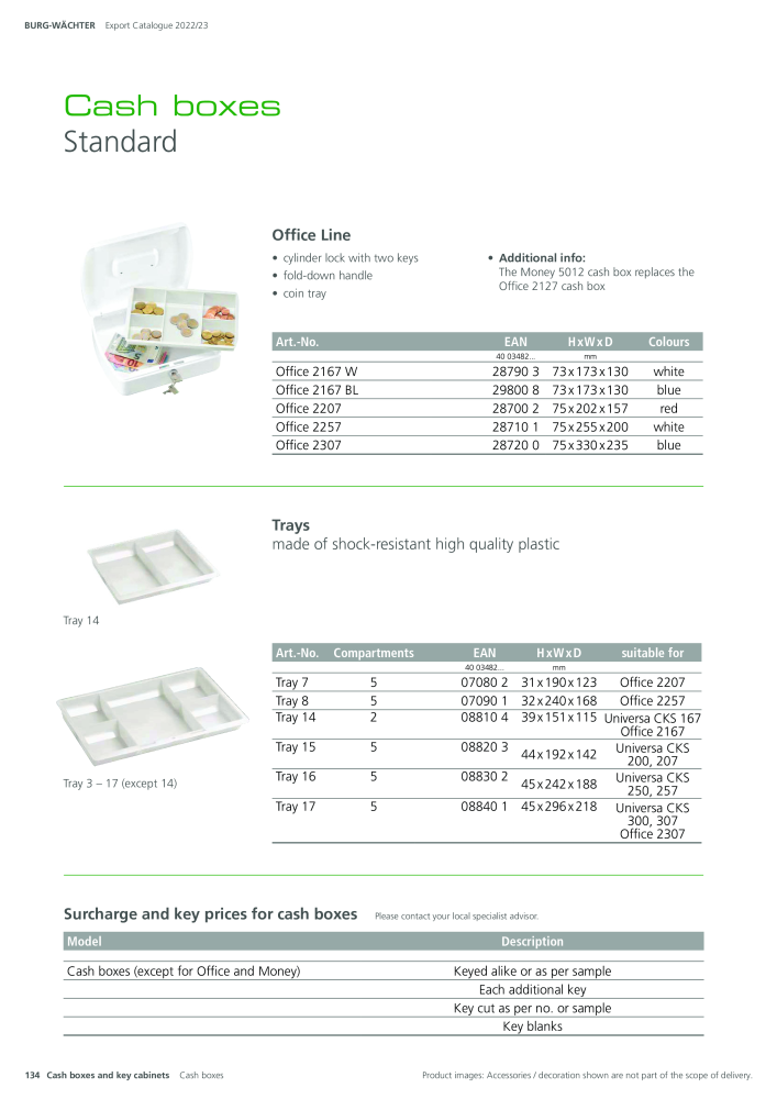 BURG-WÄCHTER Main Catalogue Nb. : 20447 - Page 134
