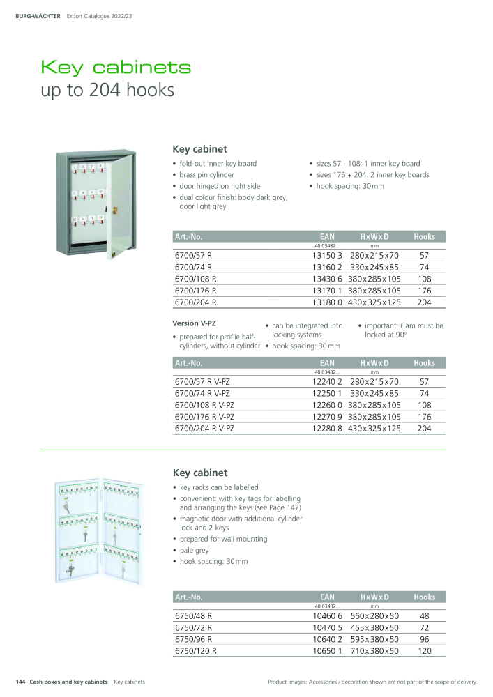 BURG-WÄCHTER Main Catalogue NEJ.: 20447 - Sida 144