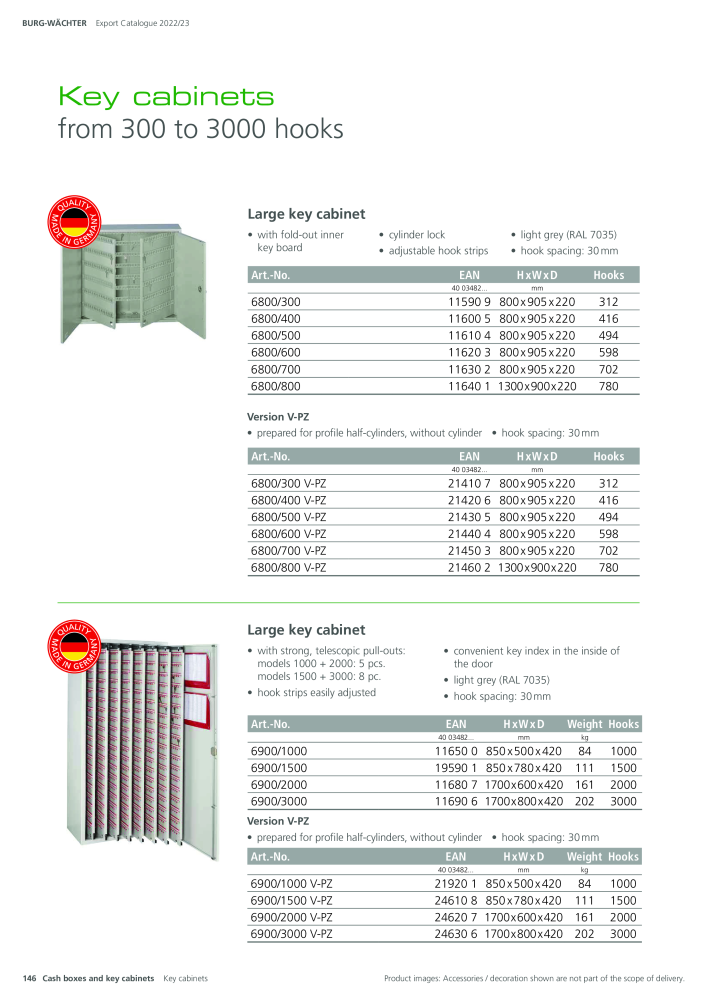 BURG-WÄCHTER Main Catalogue NEJ.: 20447 - Sida 146