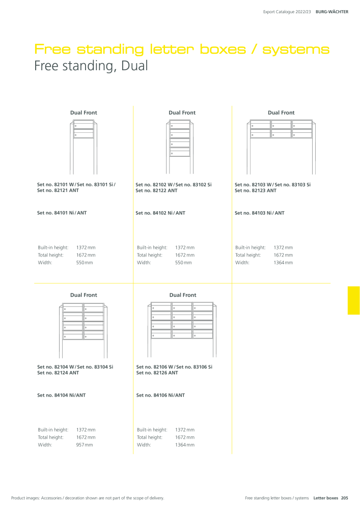 BURG-WÄCHTER Main Catalogue NEJ.: 20447 - Sida 205