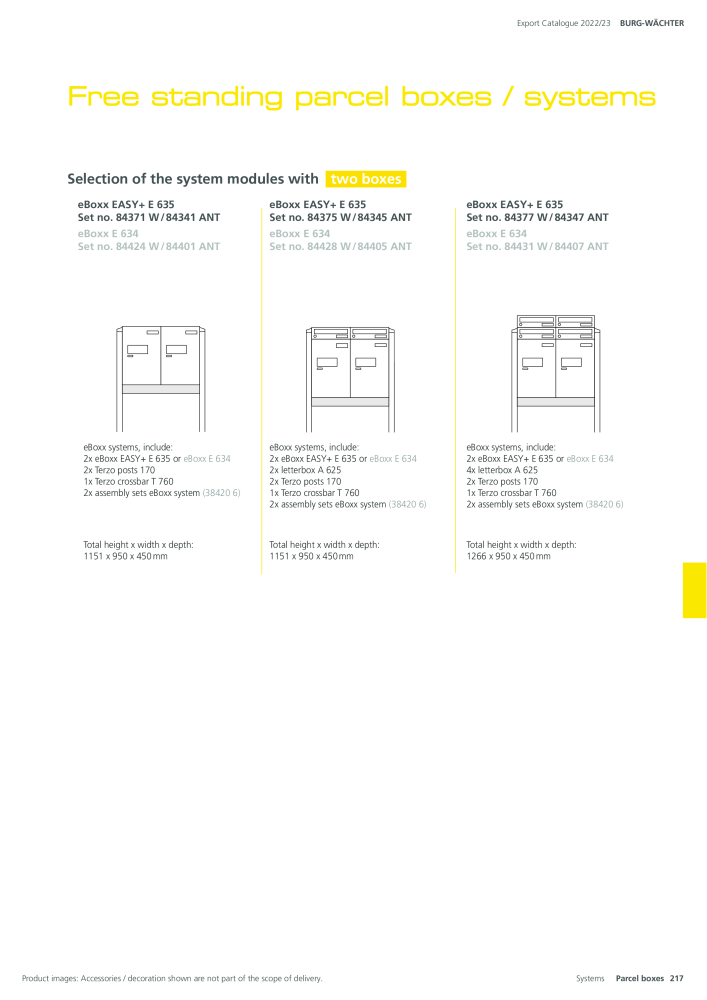 BURG-WÄCHTER Main Catalogue NR.: 20447 - Seite 217