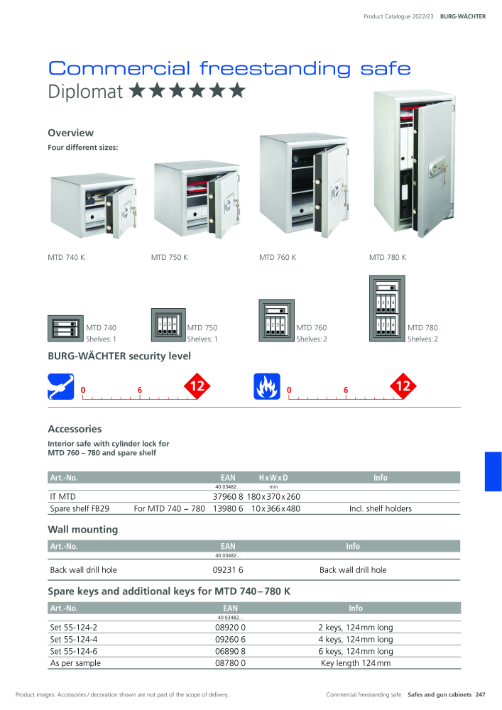 BURG-WÄCHTER Main Catalogue NR.: 20447 - Seite 247