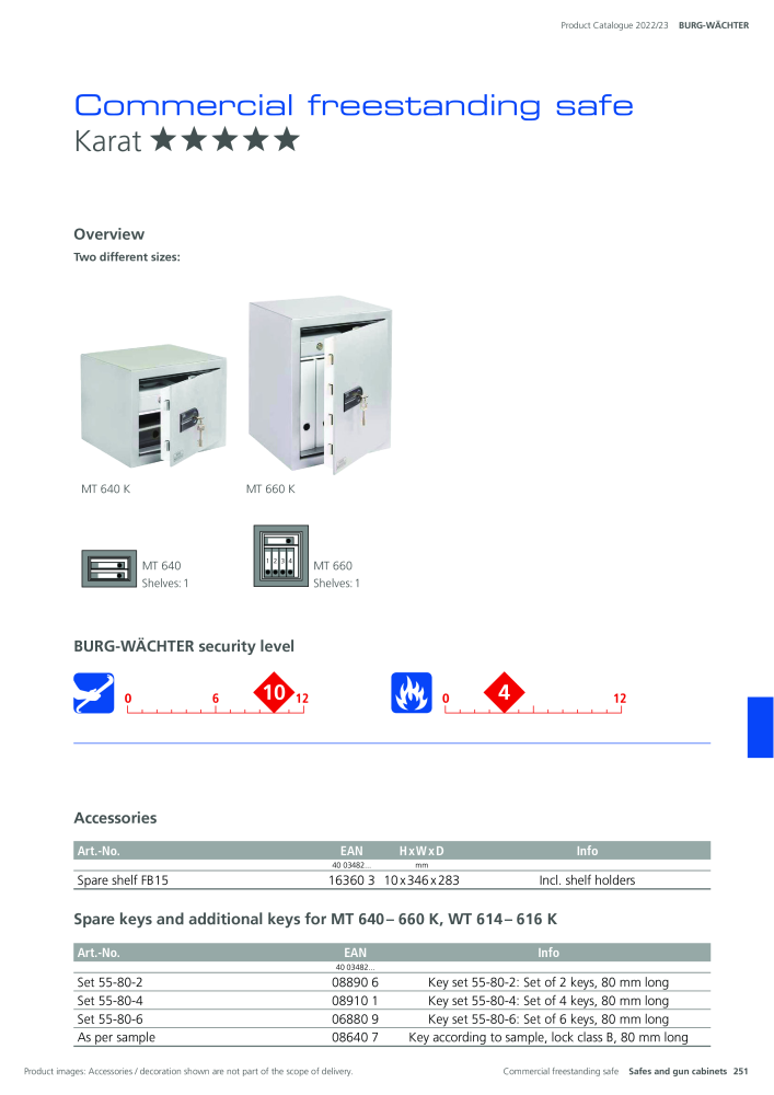 BURG-WÄCHTER Main Catalogue NEJ.: 20447 - Sida 251