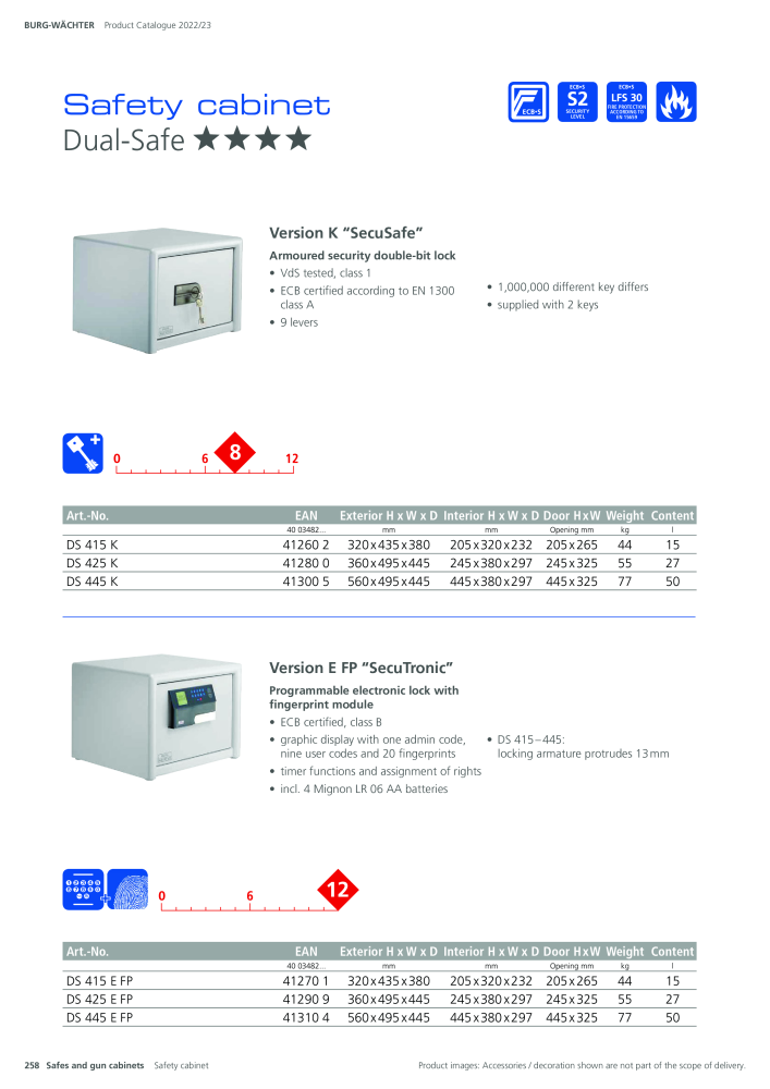 BURG-WÄCHTER Main Catalogue NR.: 20447 - Seite 258