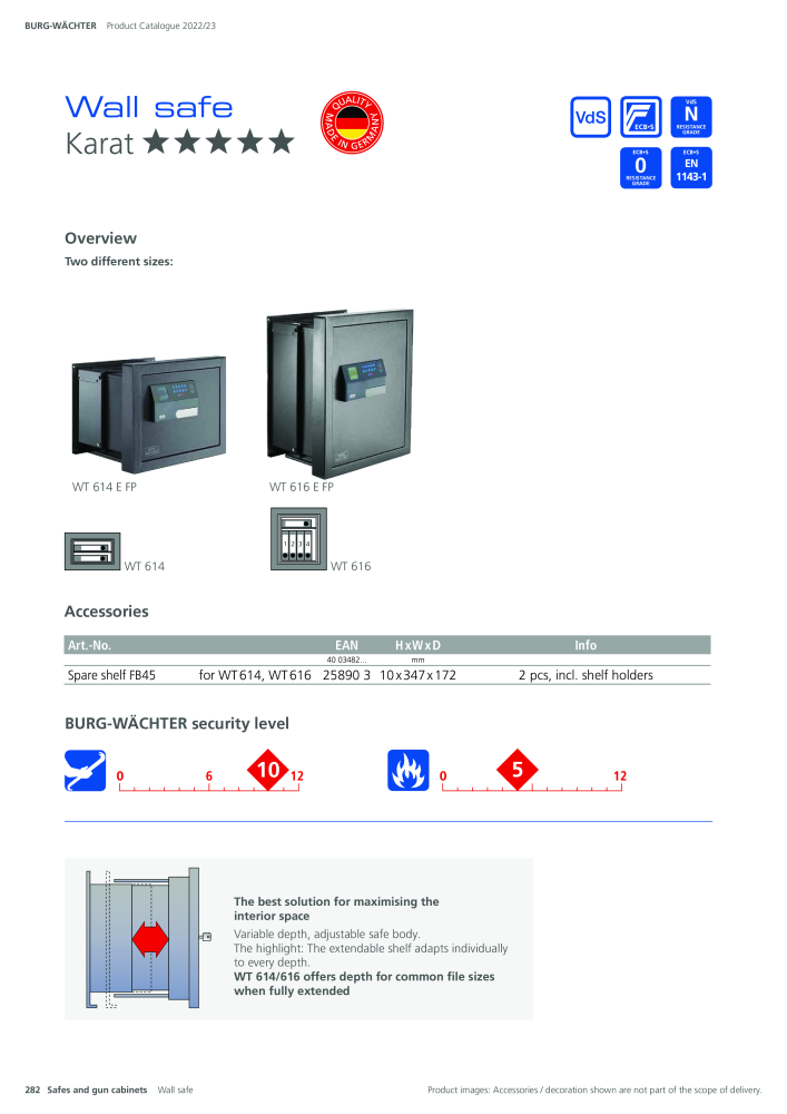 BURG-WÄCHTER Main Catalogue NEJ.: 20447 - Sida 282