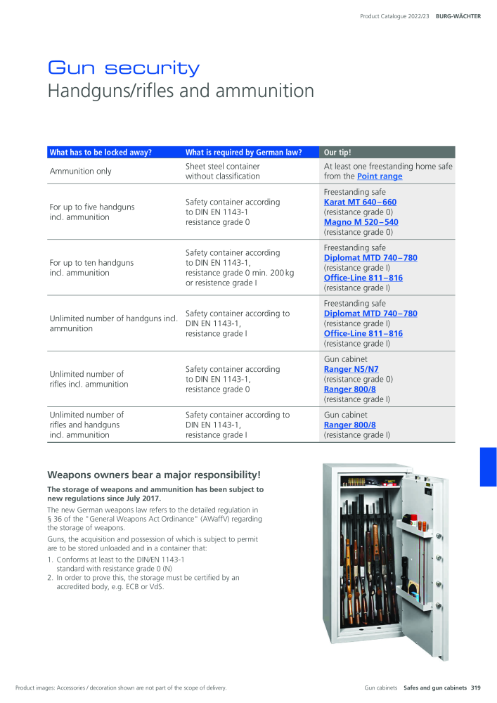 BURG-WÄCHTER Main Catalogue NR.: 20447 - Seite 319