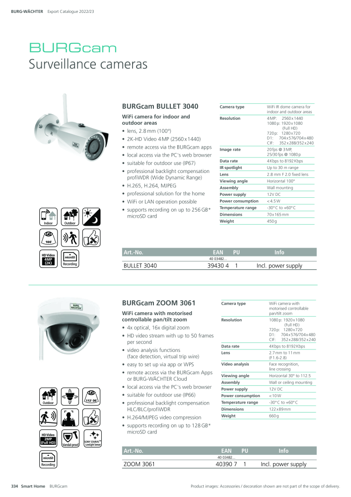 BURG-WÄCHTER Main Catalogue NEJ.: 20447 - Sida 334