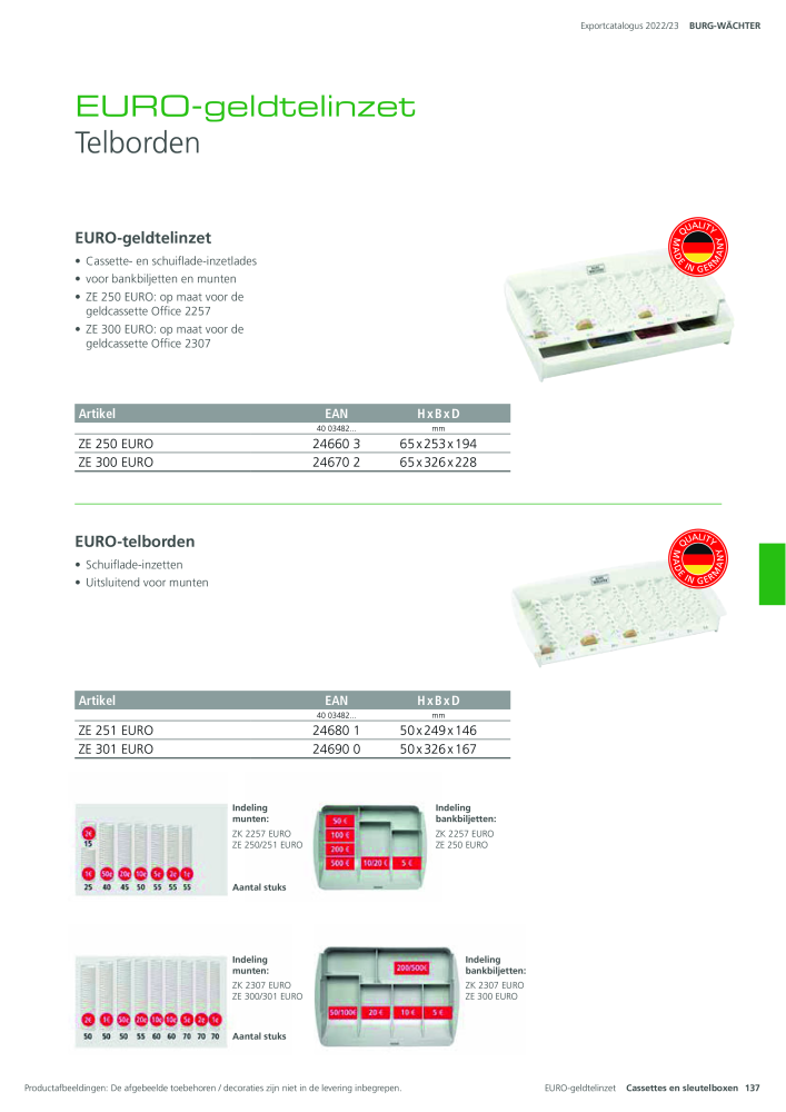 BURG-WÄCHTER Hoofdcatalogus NR.: 20450 - Pagina 137