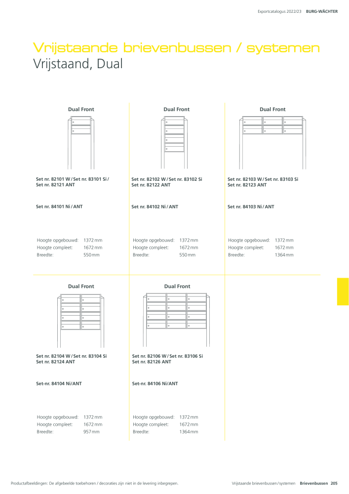 BURG-WÄCHTER Hoofdcatalogus NR.: 20450 - Pagina 205