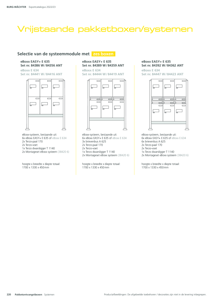 BURG-WÄCHTER Hoofdcatalogus NR.: 20450 - Pagina 220