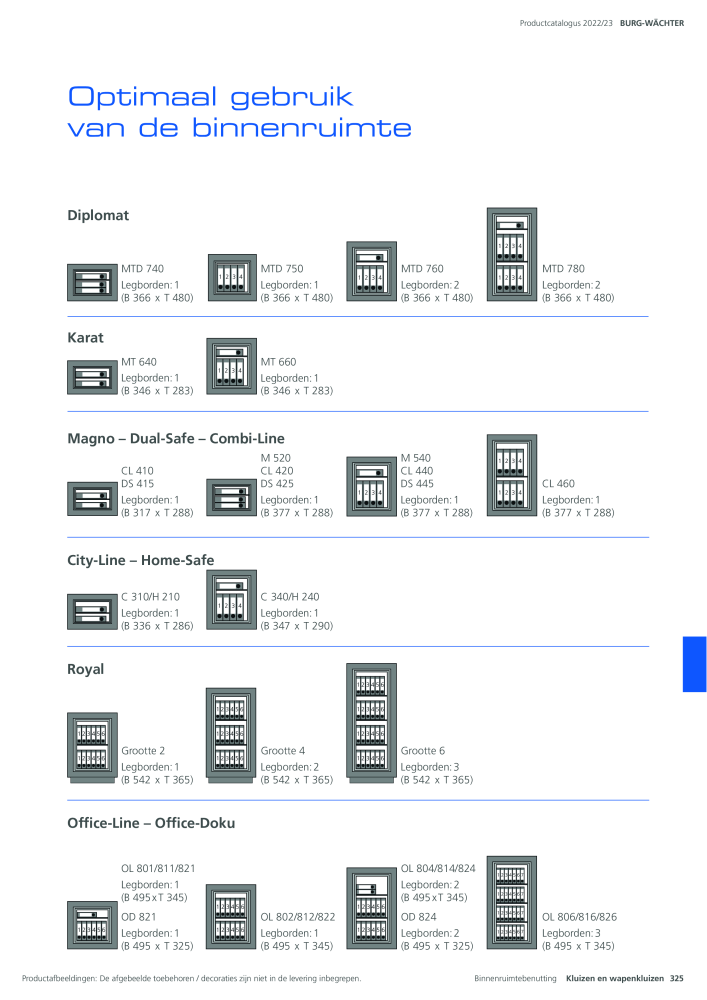BURG-WÄCHTER Hoofdcatalogus NR.: 20450 - Pagina 325