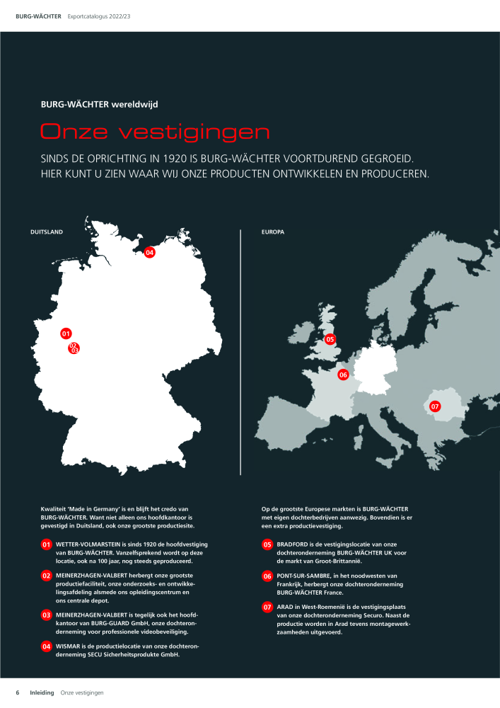 BURG-WÄCHTER Hoofdcatalogus NR.: 20450 - Pagina 6