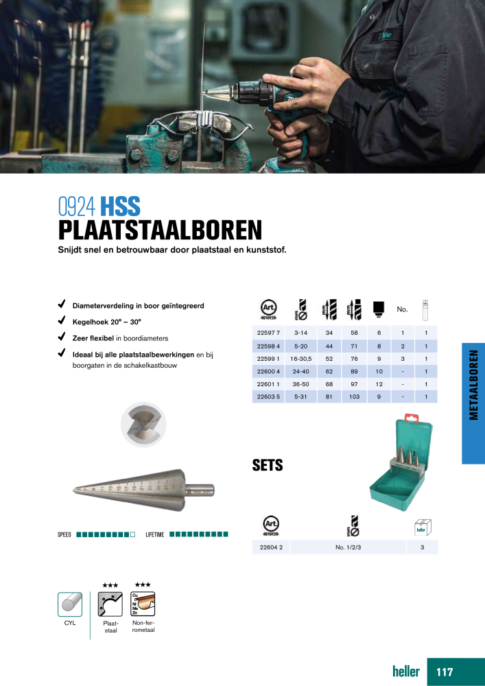 Heller Tools Catalogus NO.: 20468 - Page 117