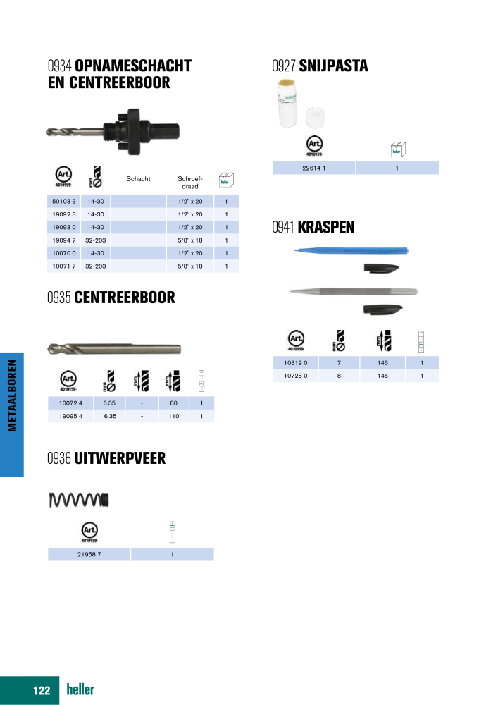 Heller Tools Catalogus NR.: 20468 - Pagina 122