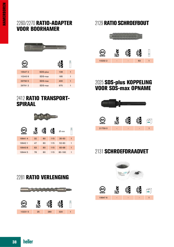 Heller Tools Catalogus NO.: 20468 - Page 38