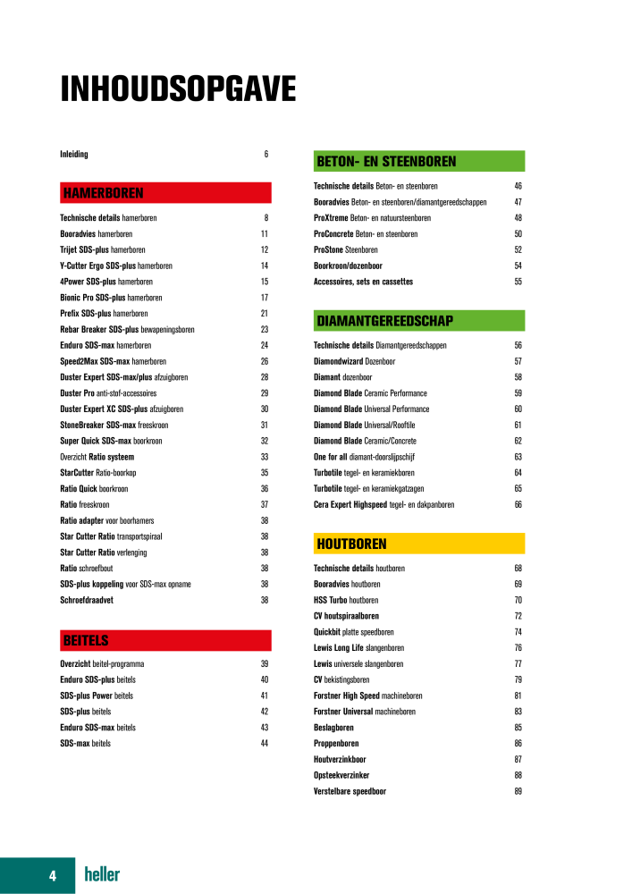 Heller Tools Catalogus Nb. : 20468 - Page 4