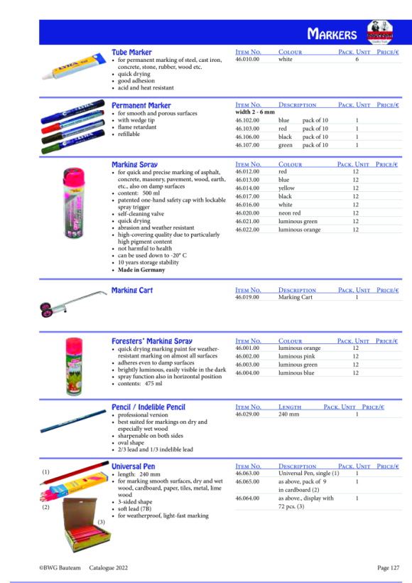 BWG Markierungsspray grün 46.021.00