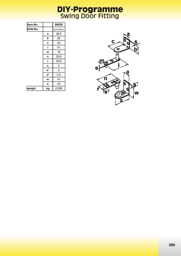 Betz Pendeltürbeschlag   83024110 80030