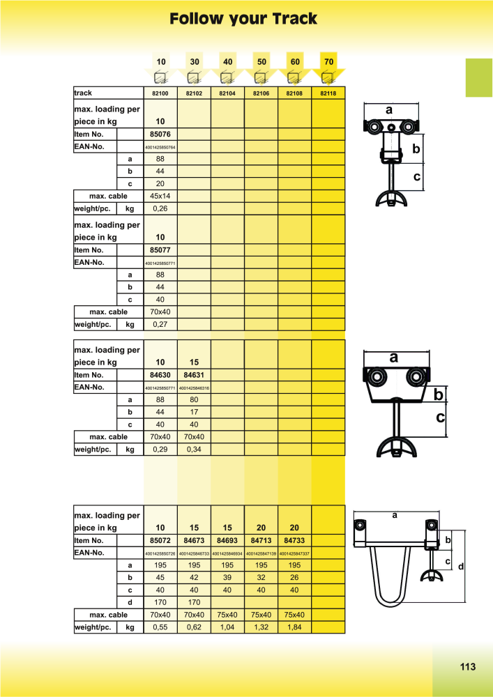 HBS BETZ Catalog NEJ.: 20500 - Sida 137